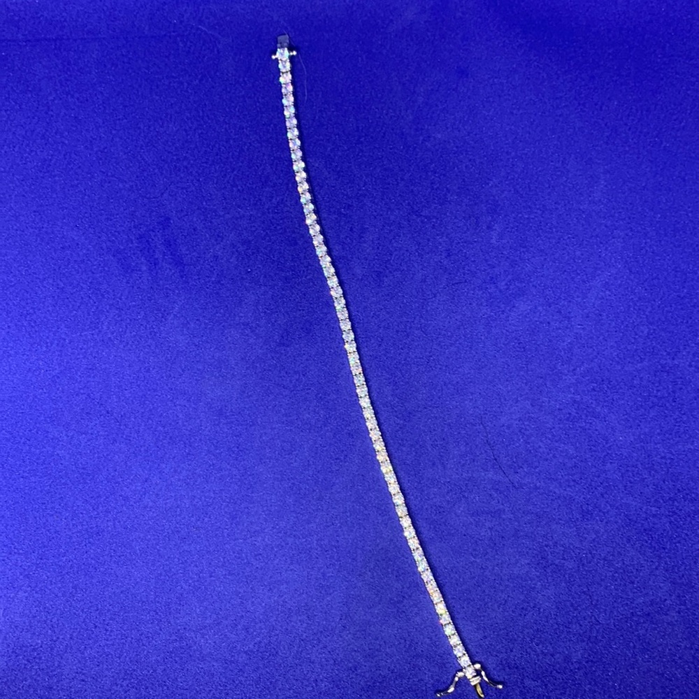Sterling Silver CZ Tennis Bracelet